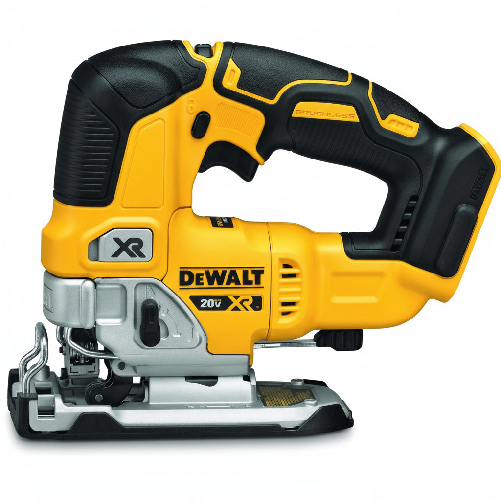DEWALT 20V MAX XR Jig Saw, 3,200 Blade Speed, Cordless, Brushless Motor, LED Light, Bare Tool Only (DCS334B)
