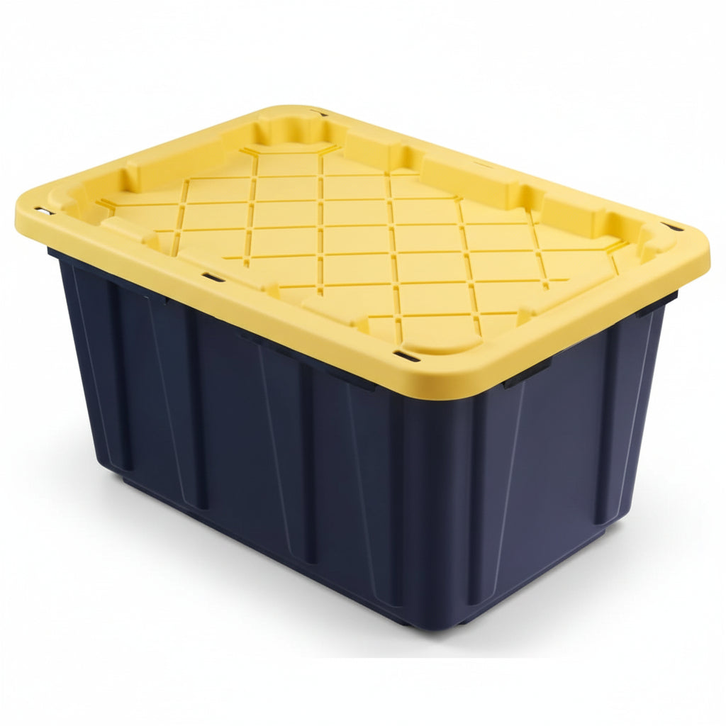 HDX 17 Gal. Storage Tough Tote in Black