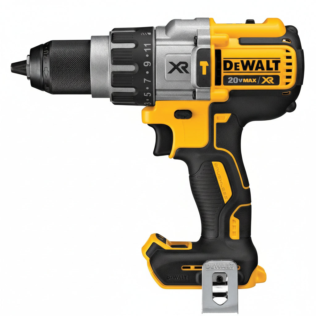 DEWALT 20V MAX XR Cordless Hammer Drill Driver Brushless, Heavy Duty 1/2", 3-Speed, Tool Only (DCD996B)