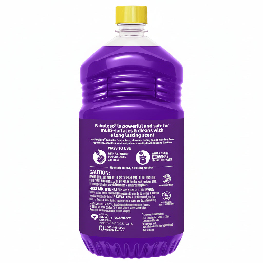 Fabuloso Multi-Purpose Cleaner & Floor Cleaner, 2X Concentrated, Lavender Scent, 56 fluid ounces